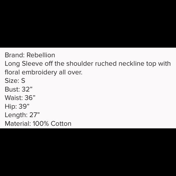 Rebellions Off The Shoulder Floral Boho Dress - Picture 7 of 7